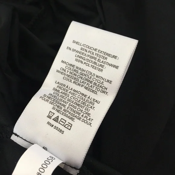 NWT Express Plunging Knot Front Maxi Dress Black Women’s XXS - Picture 8 of 11